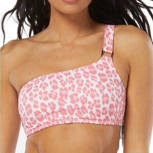 Sundazed Women Reyna Animal Print One-Shoulder Bikini Top, Women's Swimsuit 34D